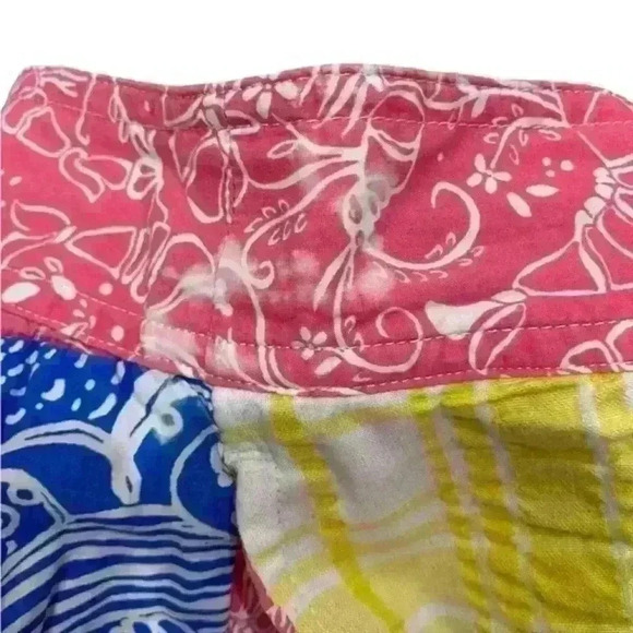 Lilly Pulitzer Floral Embroidered Patchwork‎ Women’s Shorts Size 4 - Picture 5 of 10